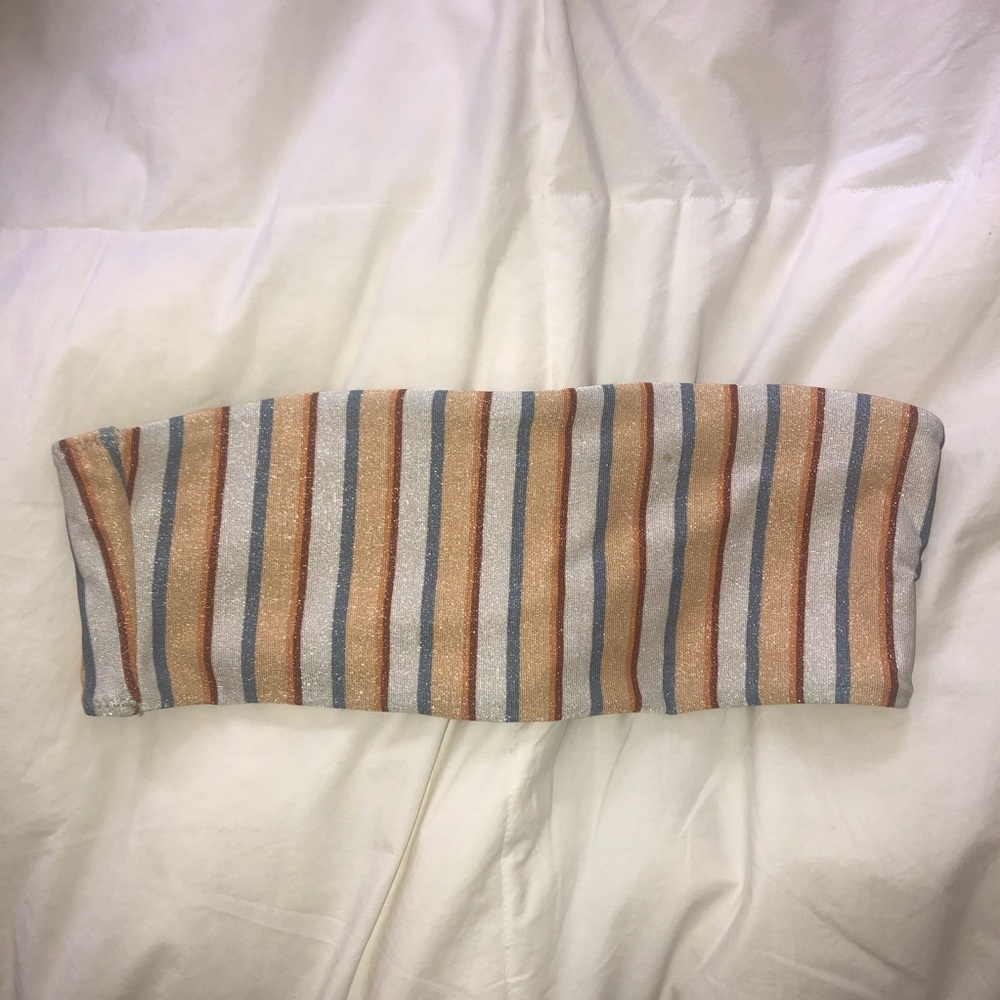 LA hearts PACSUN bikini bandeau swim top